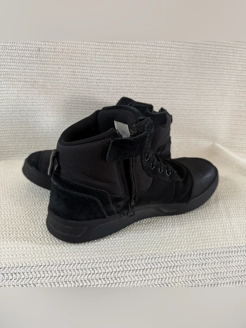 RIDEIRON MS6002 Men’s Size 11 Black Motorcycle Riding Shoes High Top Boots